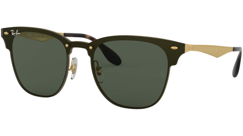 Ray-Ban RB3576N Sunglasses 043/71-47 - Brusched Gold Frame, Dark Green Lenses