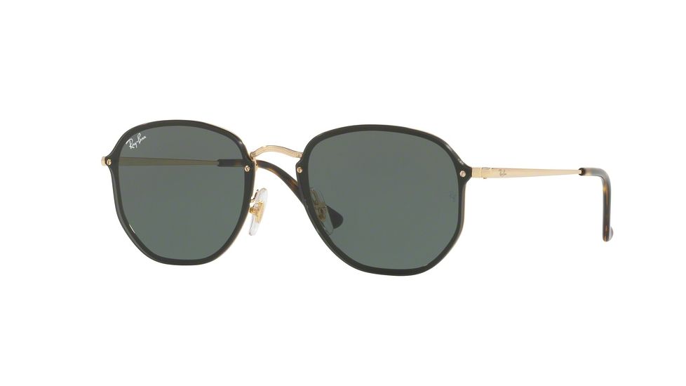 Ray-Ban BLAZE HEXAGONAL RB3579N Single Vision Prescription Sunglasses RB3579N-001-71-58 - Lens Diameter 58 mm, Frame Color Arista