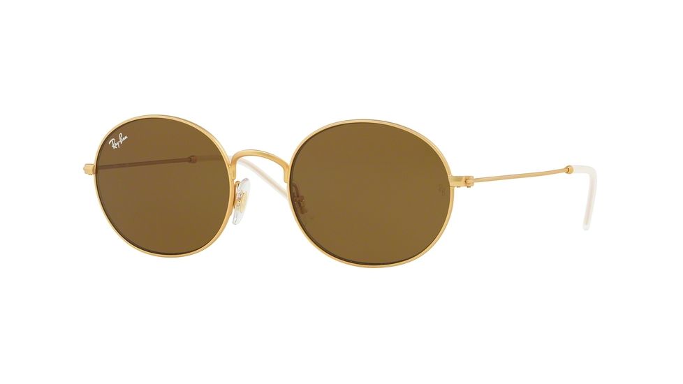 Ray-Ban RB3594 Prescription Sunglasses, 53mm, Gold, RB3594-901373-53-SV