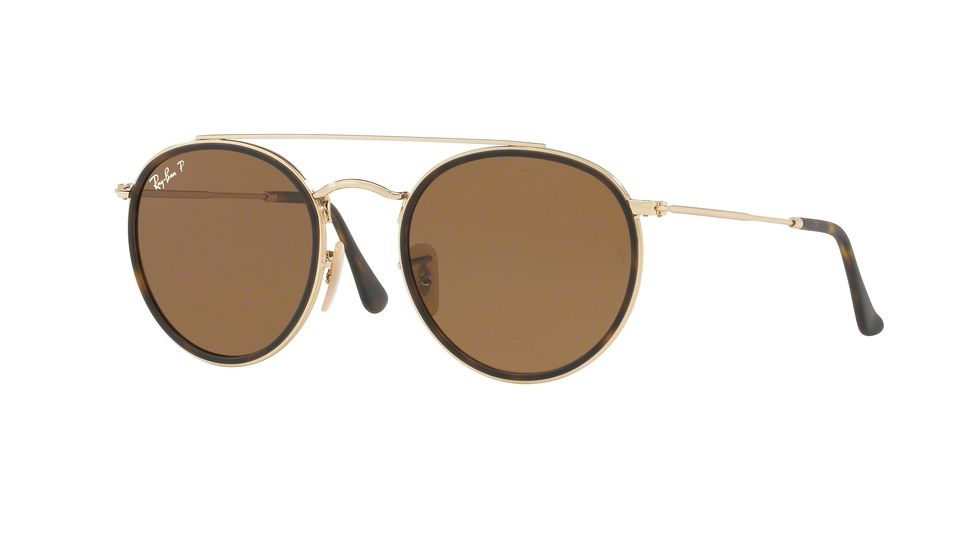 Ray-Ban RB3647N Bifocal Prescription Sunglasses RB3647N-001-57-51 - Lens Diameter 51 mm, Frame Color Gold