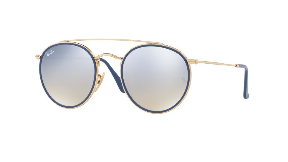 Ray-Ban RB3647N Bifocal Prescription Sunglasses RB3647N-001-9U-51 - Lens Diameter 51 mm, Frame Color Gold