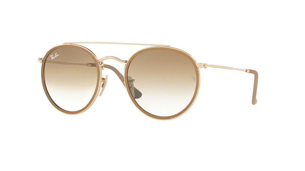Ray-Ban RB3647N Bifocal Prescription Sunglasses RB3647N-904851-51 - Lens Diameter 51 mm, Frame Color Shiny Gold