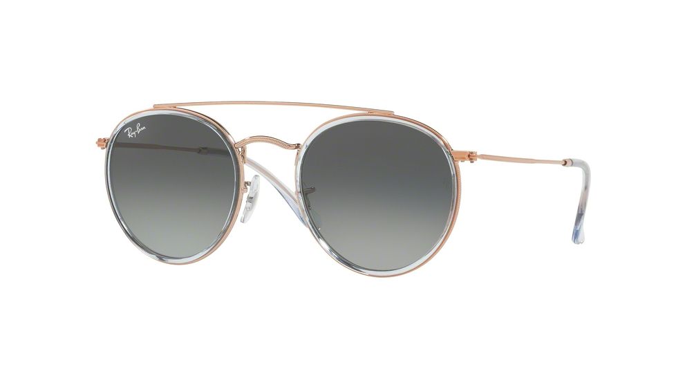 Ray-Ban RB3647N Bifocal Prescription Sunglasses, 51mm, Copper, RB3647N-906771-51-BI