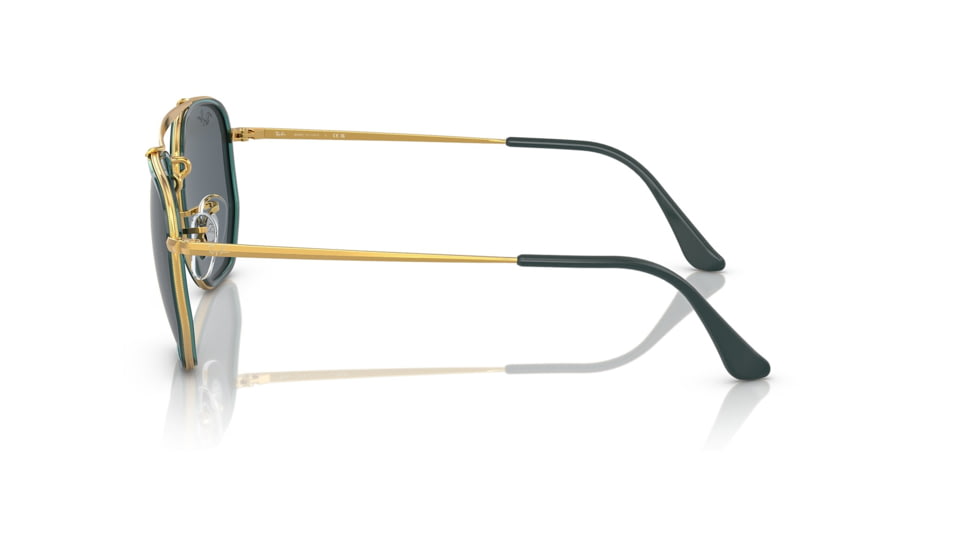 Ray-Ban RB3648M The Marshal II Sunglasses, Legend Gold Frame, Blue Lens, 52, RB3648M-9241R5-52