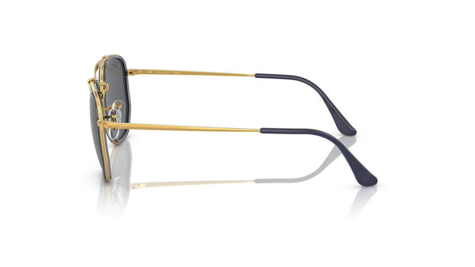 Ray-Ban RB3648M The Marshal II Sunglasses, Legend Gold Frame, Dark Grey Lens, 52, RB3648M-9240B1-52