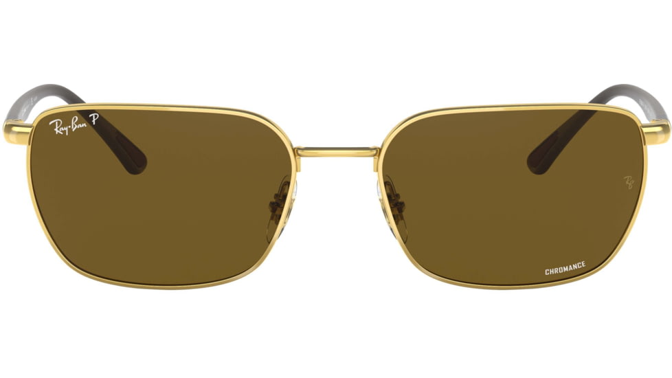 Ray-Ban RB3684CH Sunglasses, Polarized Brown Lenses, Arista, 58, RB3684CH-001-AN-58