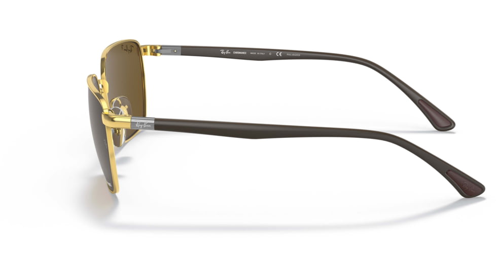 Ray-Ban RB3684CH Sunglasses, Polarized Brown Lenses, Arista, 58, RB3684CH-001-AN-58