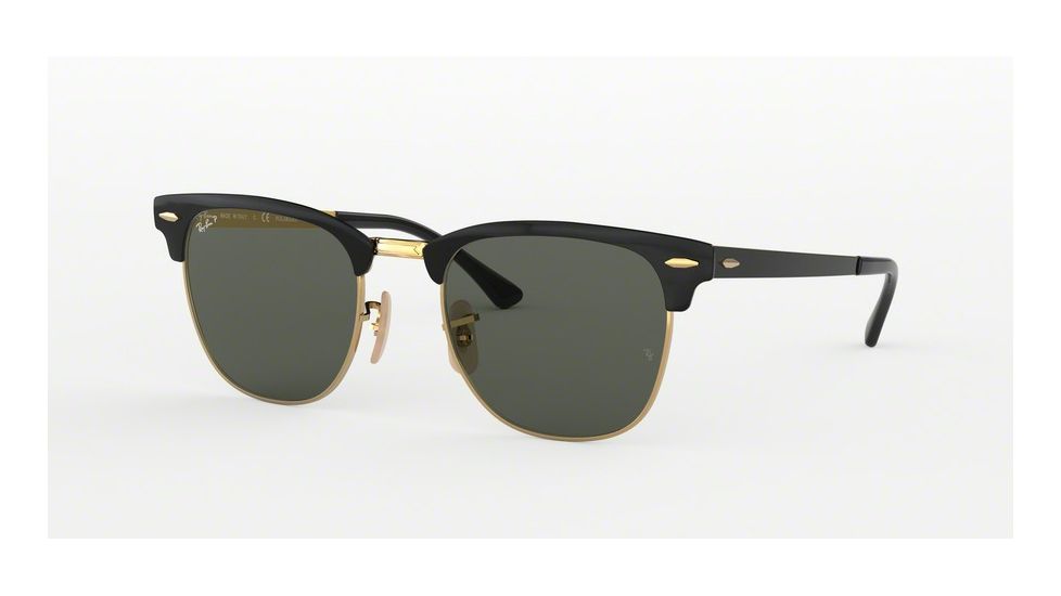 Ray-Ban RB3716 Prescription Sunglasses, 51mm, Black/Gold, RB3716-187-58-51-SV