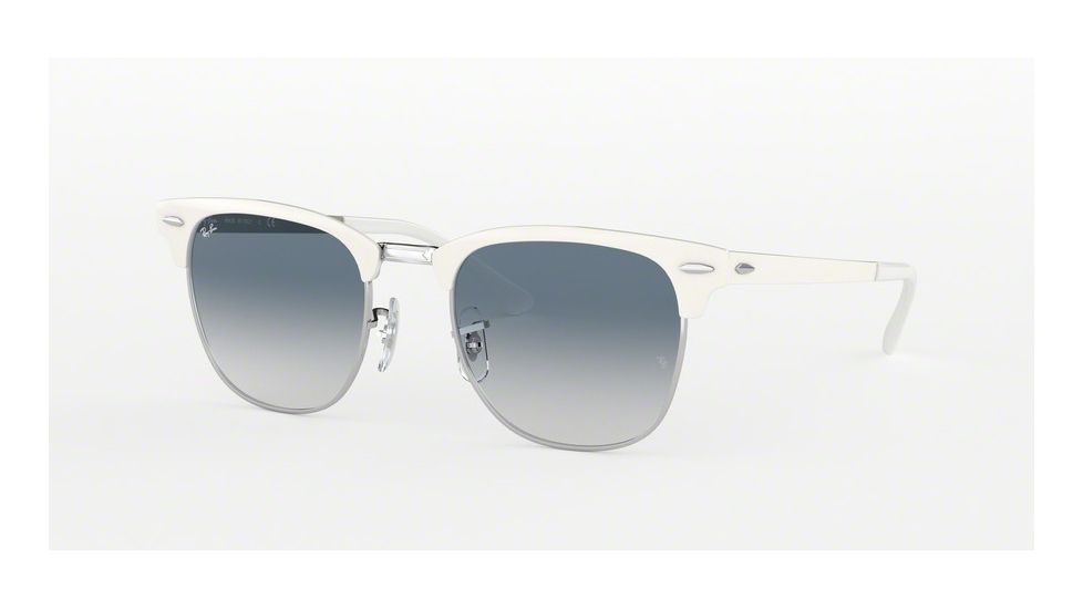 Ray-Ban RB3716 Prescription Sunglasses, 51mm, White, RB3716-90883F-51-SV