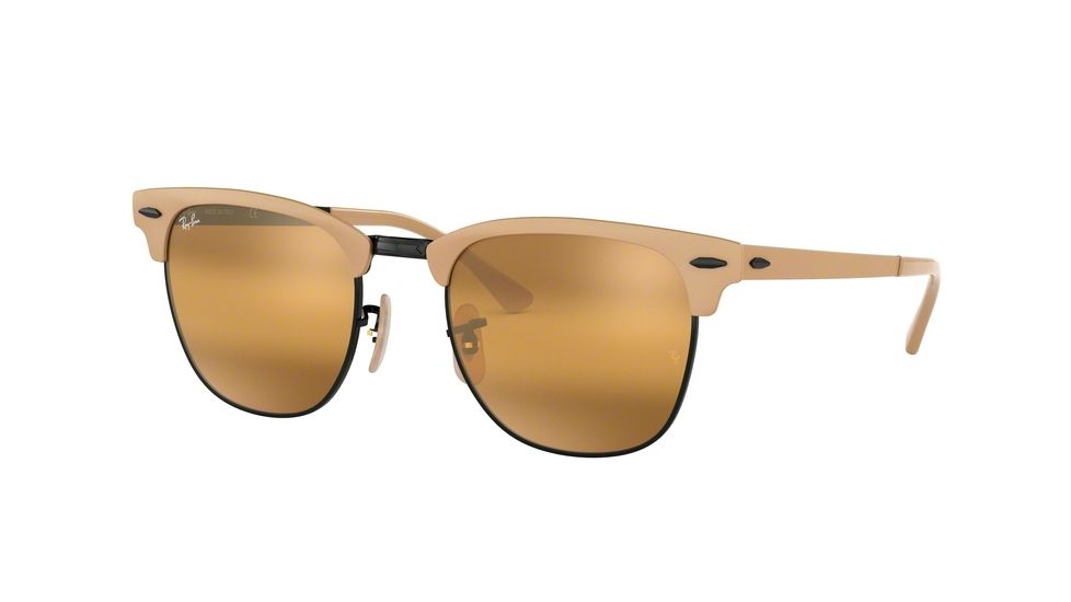 Ray-Ban RB3716 Prescription Sunglasses, 51mm, Light Brown, RB3716-9157AG-51-SV