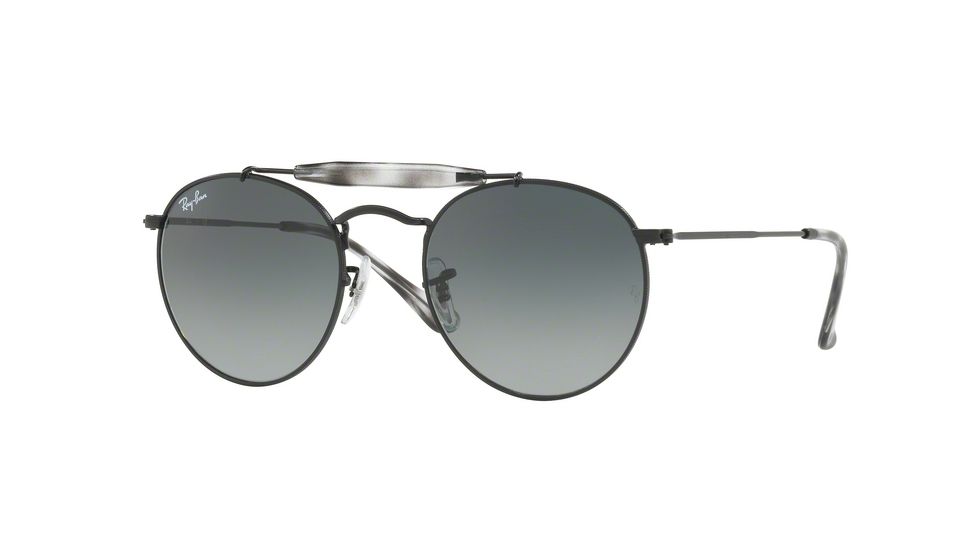 Ray-Ban RB3747 Single Vision Prescription Sunglasses RB3747-153-71-50 - Lens Diameter 50 mm, Frame Color Matte Black