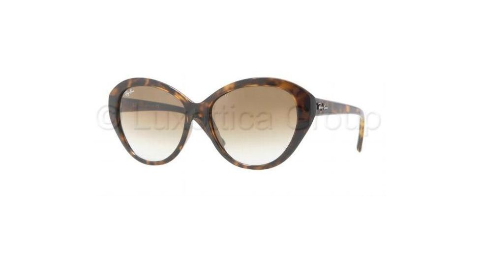 Ray-Ban RB4163 Progressive Prescription Sunglasses RB4163-710-51-5515 - Lens Diameter: 55 mm, Frame Color: Light Havana