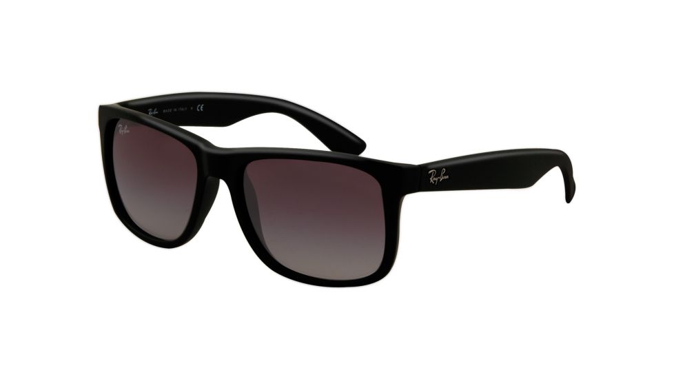 Ray-Ban RB4165 Sunglasses 601/8G-5116 - Black Rubber Frame, Gray Gradient Lenses