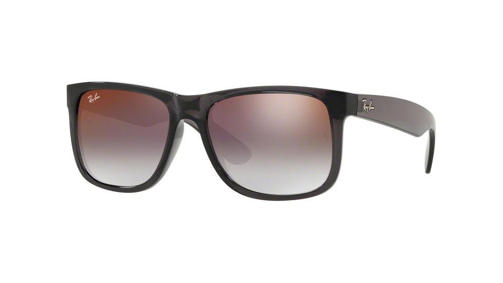 Ray-Ban RB4165 Sunglasses 606/U0-51 - Trasparent Grey Frame, Grey Gradient Mirror Red Lenses