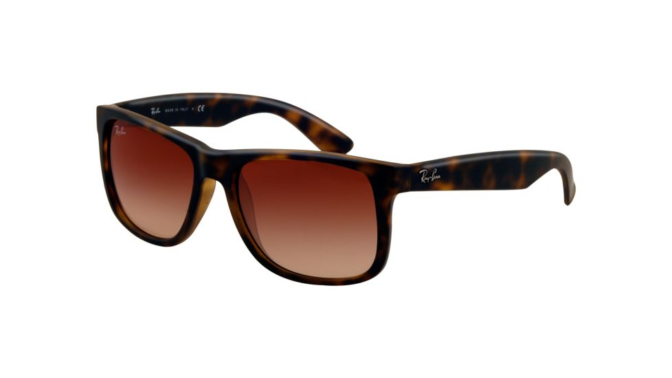 Ray-Ban RB4165 Sunglasses 710/13-5116 - Rubber Light Havana Frame, Brown Gradient Lenses