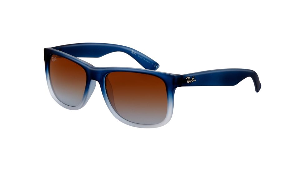 Ray-Ban RB4165 Sunglasses 853/5D-55 - Rubber Gradient Blue/Trasp.