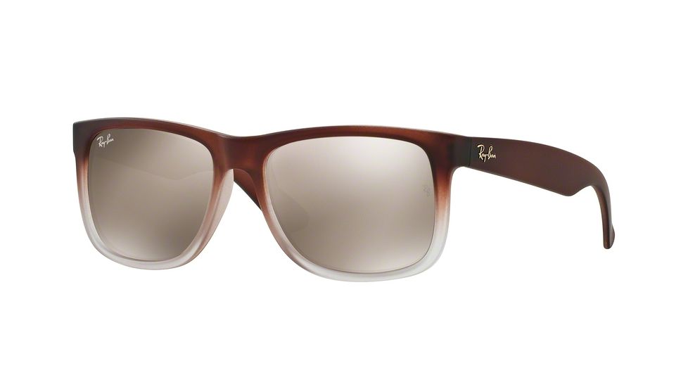 Ray-Ban RB4165 Sunglasses 855/5A-55 - Crist Sfum Brown Tras Frame, Brown Mirror Gol Lenses