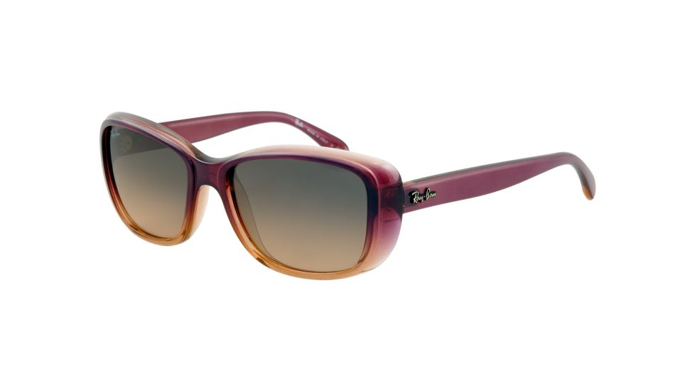 Ray-Ban RB4174 Single Vision Prescription Sunglasses RB4174-861-N1-5617 - Lens Diameter 56 mm, Frame Color Violet Gradient On Light Crystal