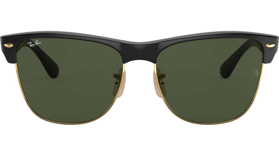 Ray-Ban RB4175 Sunglasses 877-5716 - Demi Shiny Black Arista Frame, Crystal Green Lenses