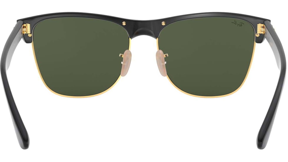 Ray-Ban RB4175 Sunglasses 877-5716 - Demi Shiny Black Arista Frame, Crystal Green Lenses