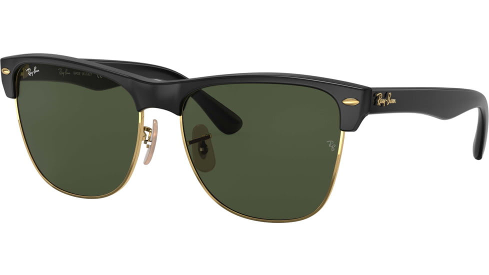 Ray-Ban RB4175 Sunglasses 877-5716 - Demi Shiny Black Arista Frame, Crystal Green Lenses