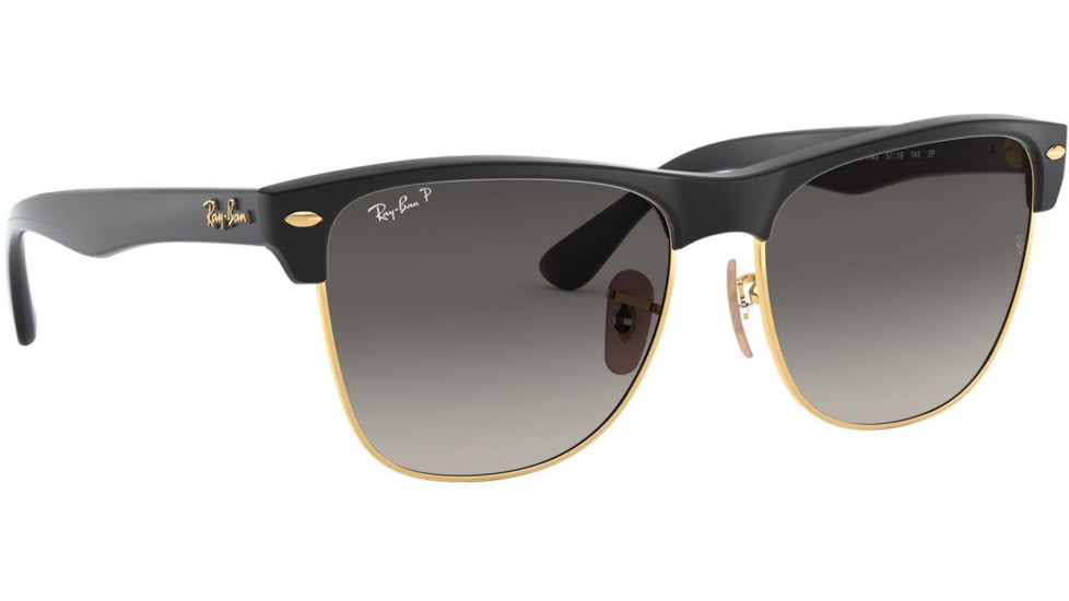 Ray-Ban RB4175 Sunglasses 877/M3-57 - Demi Gloss Black Frame, Grey Gradient Dark Grey - Pola Lenses