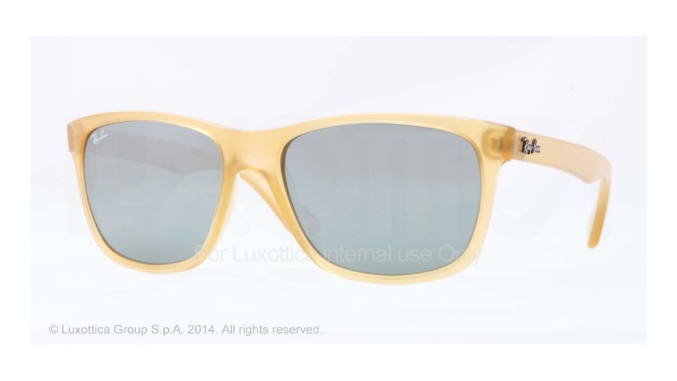 Ray-Ban RB4181 Prescription Sunglasses RB4181-603540-57 - Lens Diameter 57 mm, Frame Color Opal Yellow