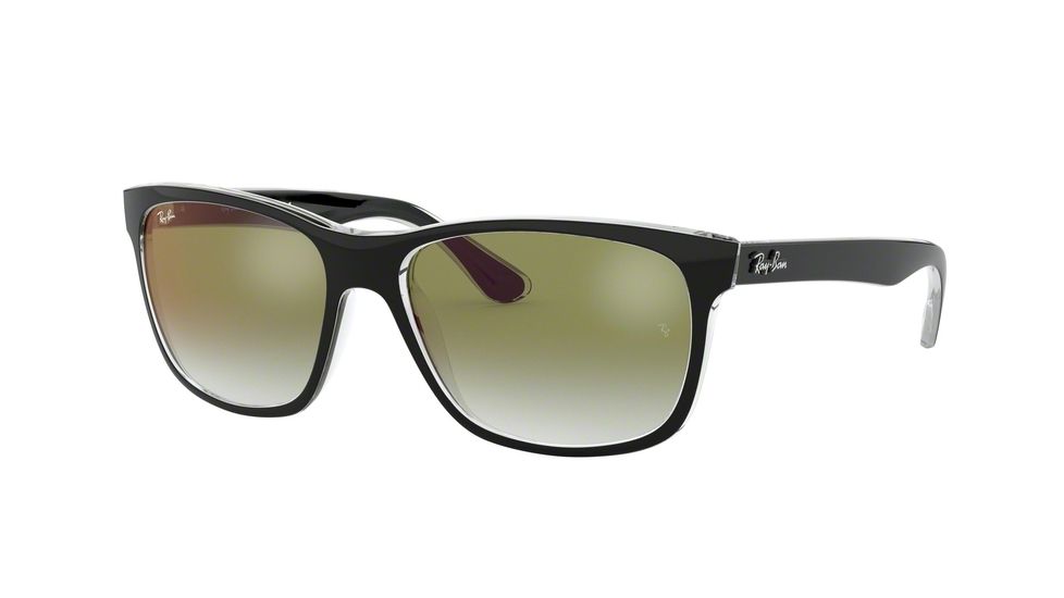 Ray-Ban RB4181 Prescription Sunglasses RB4181-6039W0-57 - Lens Diameter 57 mm, Frame Color Top Black On Transparent