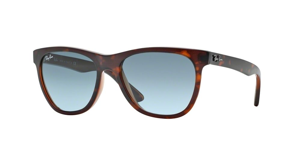 Ray-Ban RB4184 Prescription Sunglasses RB4184-61014M-54 - Lens Diameter 54 mm, Frame Color Top Havana On Trasparent Brown