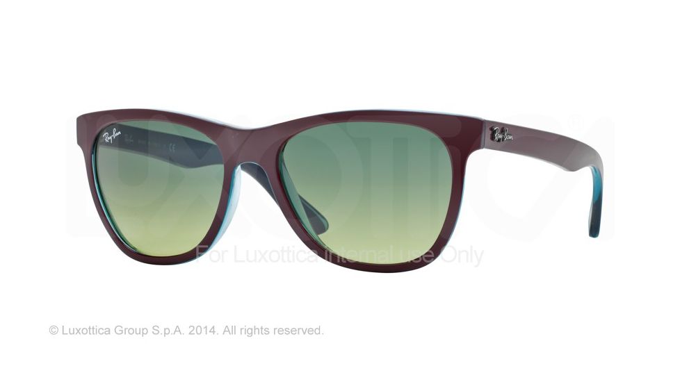 Ray-Ban RB4184 Prescription Sunglasses RB4184-61143M-54 - Lens Diameter 54 mm, Frame Color Top Bordo' On Trasparent Oil