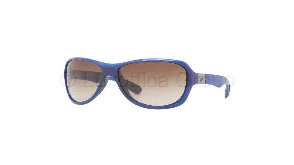 Ray-Ban RB4189 Progressive Prescription Sunglasses RB4189-600513-64 - Lens Diameter 64 mm, Frame Color Shiny Blue