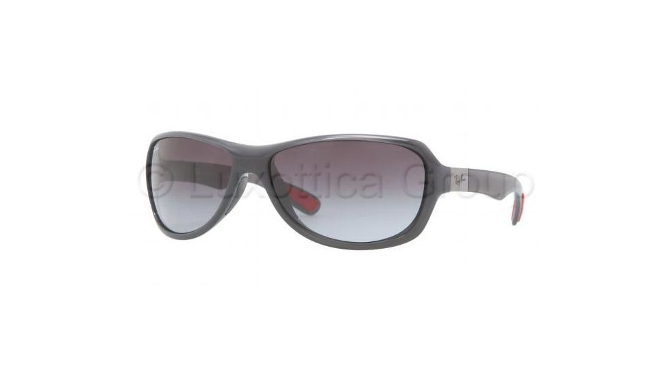 Ray-Ban RB4189 Progressive Prescription Sunglasses RB4189-60068G-64 - Lens Diameter 64 mm, Frame Color Shiny Grey