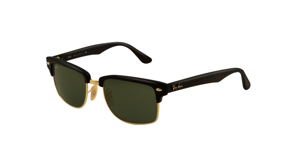 Ray-Ban RB4190 Sunglasses 601-5219 - Black/Arista Frame, Crystal Green Lenses