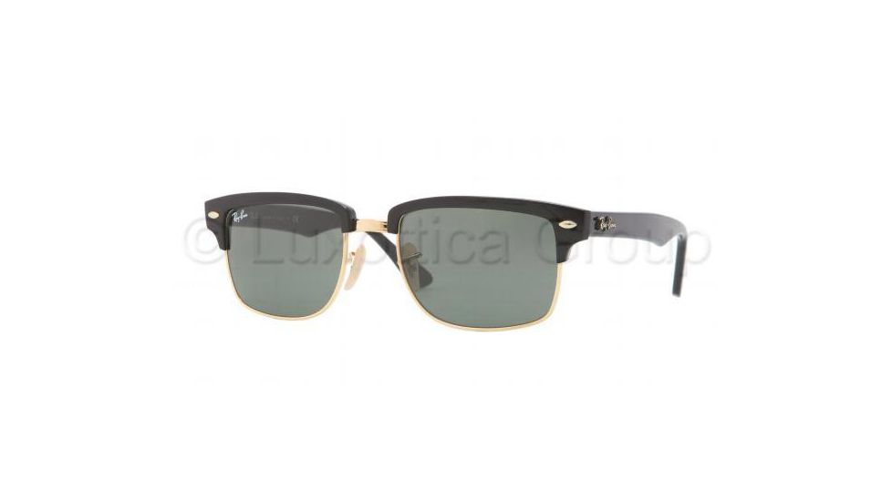 Ray-Ban RB4190 Sunglasses 601-5219 - Black/Arista Frame, Crystal Green Lenses