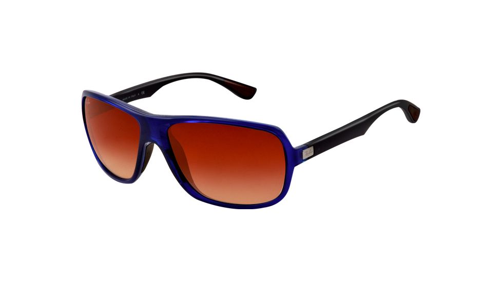 Ray-Ban RB4192 Single Vision Prescription Sunglasses RB4192-600513-61 - Lens Diameter 61 mm, Frame Color Blue