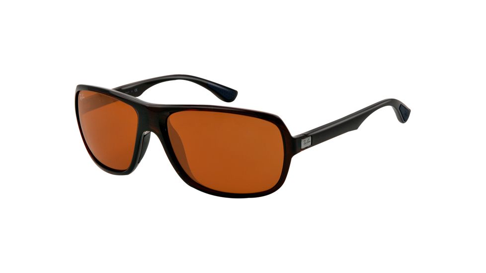 Ray-Ban RB4192 Single Vision Prescription Sunglasses RB4192-714-73-61 - Lens Diameter 61 mm, Frame Color Glossy Brown