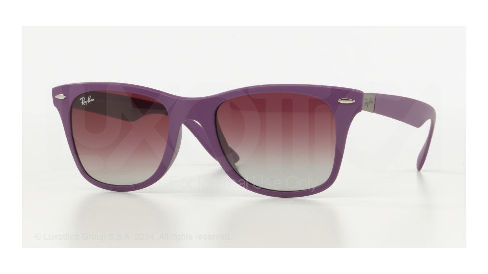 Ray-Ban RB4195F Single Vision Prescription Sunglasses RB4195F-60874Q-52 - Lens Diameter 52 mm, Frame Color Metallic Violet