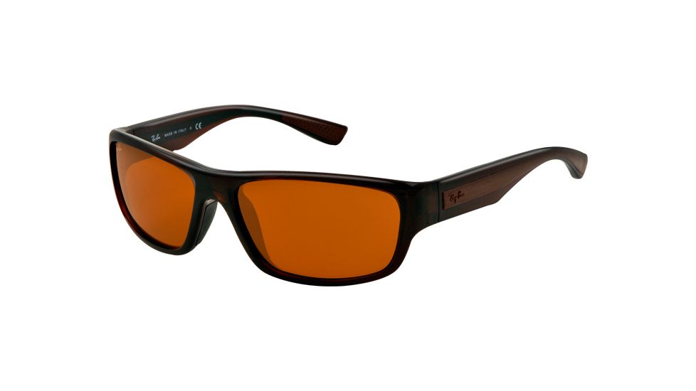 Ray-Ban RB4196 Single Vision Prescription Sunglasses RB4196-714-61 - Lens Diameter 61 mm, Lens Diameter 61 mm, Frame Color Brown