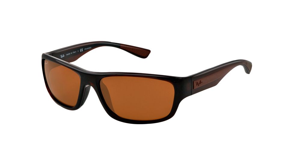 Ray-Ban RB4196 Single Vision Prescription Sunglasses RB4196-714-83-61 - Lens Diameter 61 mm, Lens Diameter 61 mm, Frame Color Brown