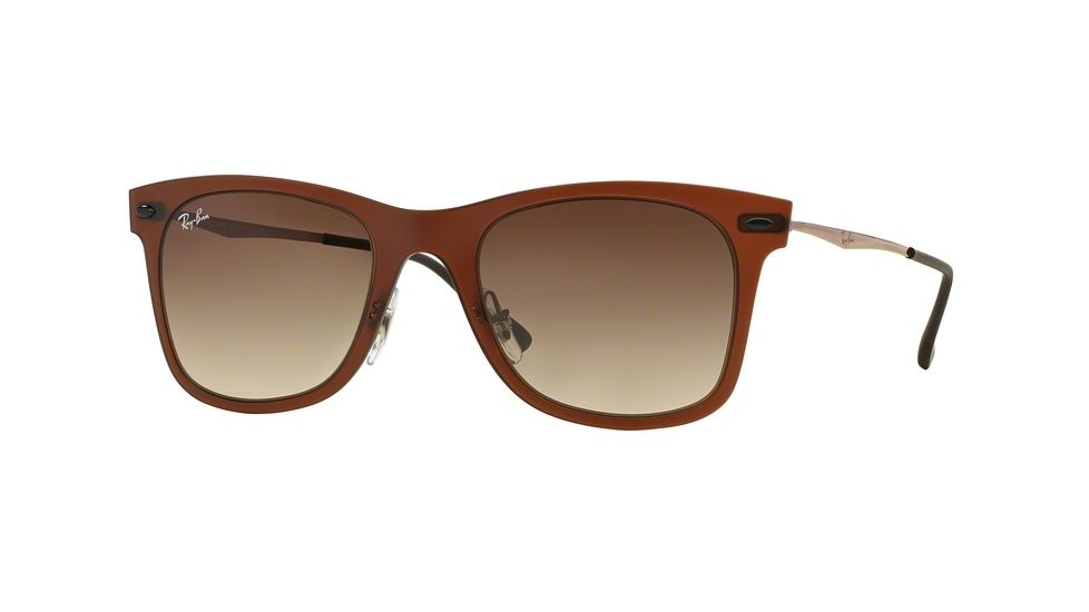 Ray-Ban RB4210 Single Vision Prescription Sunglasses RB4210-612213-50 - Lens Diameter 50 mm, Frame Color Matte Dark Brown