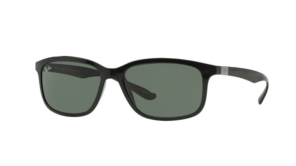 Ray-Ban RB4215 Sunglasses 601/71-57 - Black Frame, Green Lenses