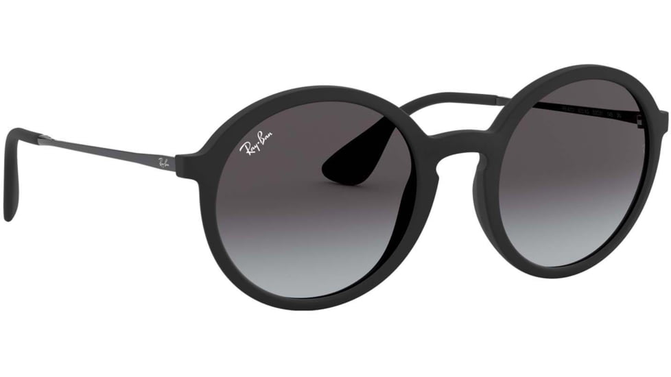Ray-Ban RB4222 Sunglasses 622/8G-50 - Black Rubber Frame, Grey Gradient Lenses