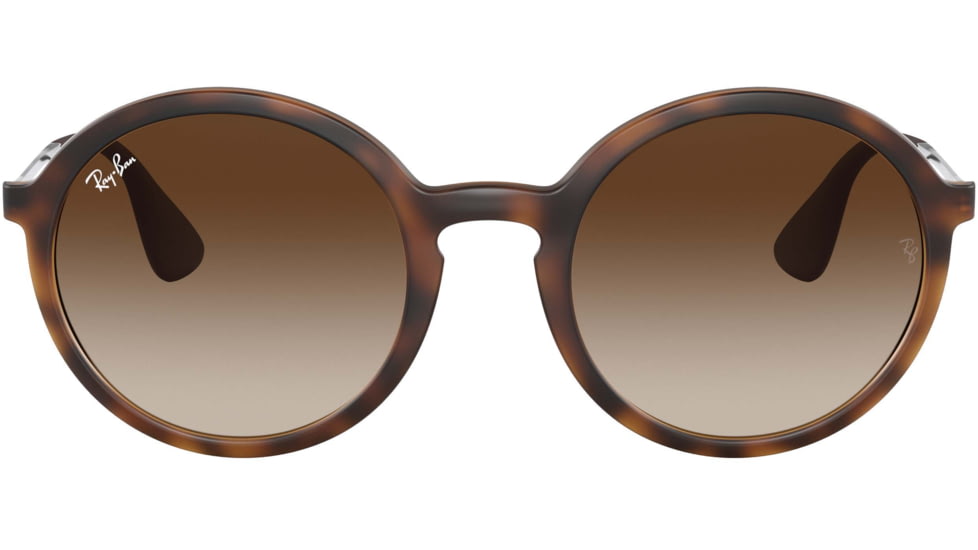 Ray-Ban RB4222 Sunglasses 865/13-50 - Dark Rubber Havana Frame, Gradient Brown Lenses