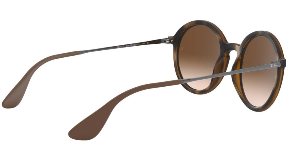 Ray-Ban RB4222 Sunglasses 865/13-50 - Dark Rubber Havana Frame, Gradient Brown Lenses