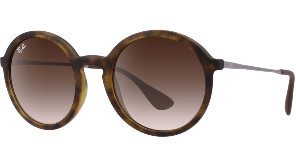 Ray-Ban RB4222 Sunglasses 865/13-50 - Dark Rubber Havana Frame, Gradient Brown Lenses