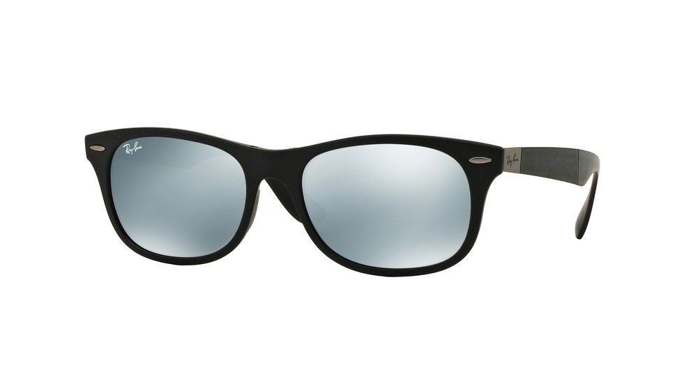 Ray-Ban RB4223 Sunglasses 601S30-55 - Matte Black Frame, Green Mirror Silver Lenses