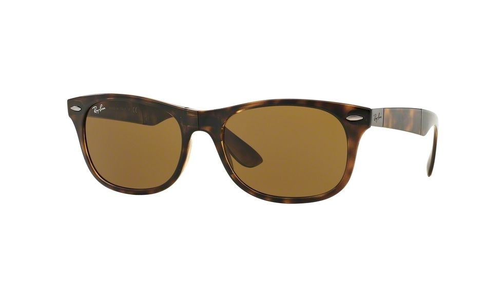 Ray-Ban RB4223 Sunglasses 612473-55 - Havana Frame, Dark Brown Lenses