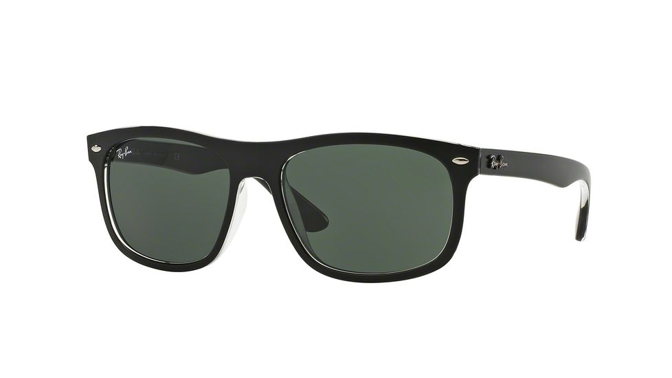 Ray-Ban RB4226 Progressive Prescription Sunglasses RB4226-605271-56 - Lens Diameter 56 mm, Frame Color Top Matte Black On Trasp