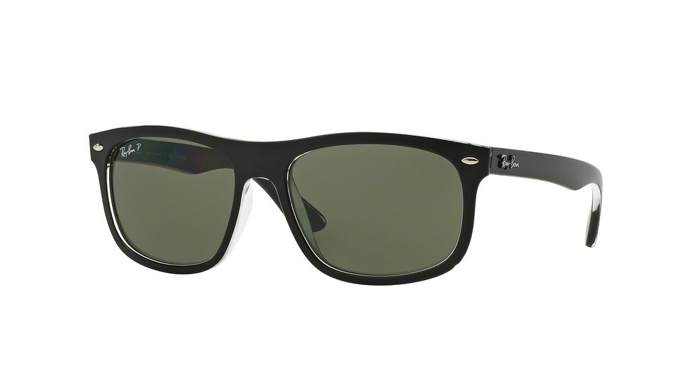 Ray-Ban RB4226 Progressive Prescription Sunglasses RB4226-60529A-56 - Lens Diameter 56 mm, Frame Color Top Matte Black On Trasparent