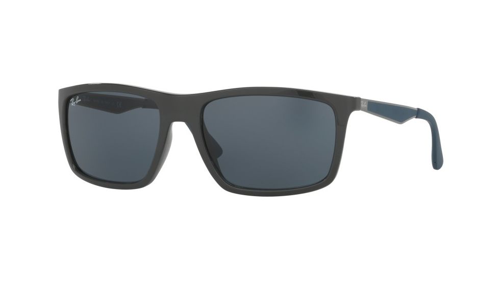 Ray-Ban RB4228 Progressive Prescription Sunglasses RB4228-618587-58 - Lens Diameter 58 mm, Frame Color Shiny Grey
